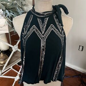 🎉HP🎉Free People Sequined Halter top